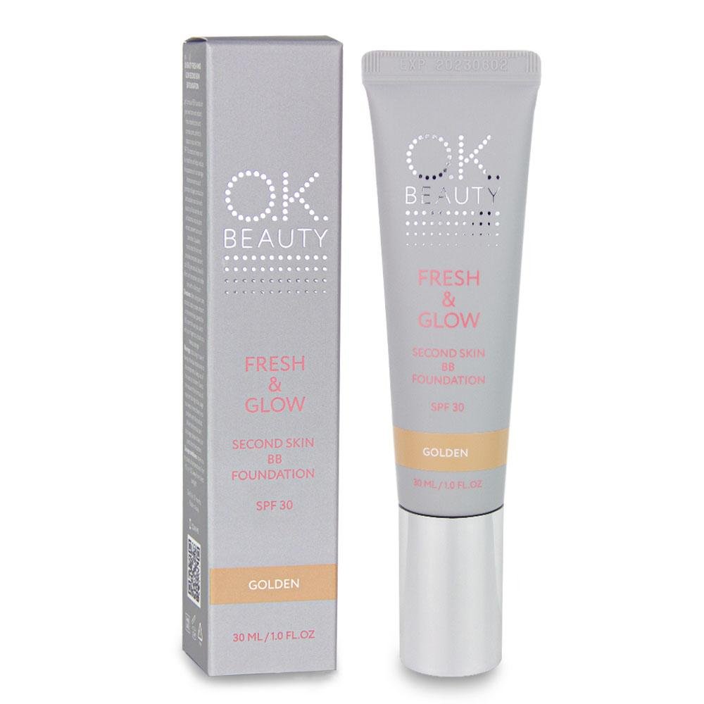 OK BEAUTY FRESH&GLOW BB CREAM GOLDEN SPF 30 OK Beauty